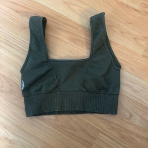 Free People Square Neck Sports Bra